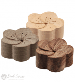 Essential Oil Aromatherapy Wooden Flower Diffuser - Trio Set